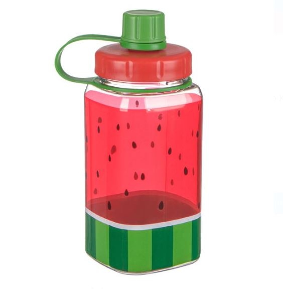 Bidonas apa, rosu-verde - Pepene verde - 350 ml Bidonas apa, rosu-verde - Pepene verde - 350 ml