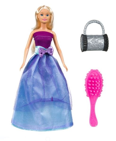 Papusa cu rochita violet - Betty, 30cm - Jucarii pentru copii (3+)