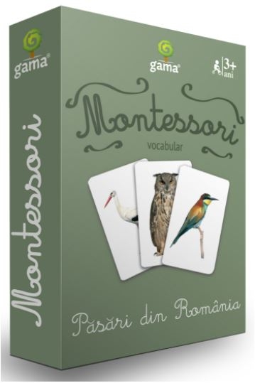 Pasari din Romania - Carti de joc Montessori (3-5 ani) Pasari din Romania - Carti de joc Montessori (3-5 ani)