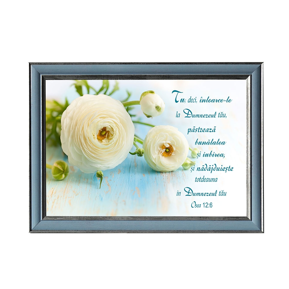 Tablou cu versete- Tu, deci, intoarce-te (34x24 cm) Tablou cu versete- Tu, deci, intoarce-te (34x24 cm)