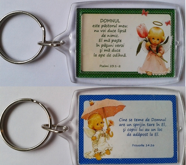 Brelocuri crestine fata/verso - Domnul este Pastorul meu/Cine se teme de Domnul are un sprijin tare in EL Brelocuri crestine fata/verso - Domnul este Pastorul meu/Cine se teme de Domnul are un sprijin tare in EL