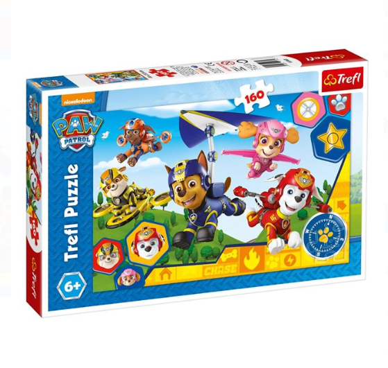 Puzzle Trefl - Paw Patrol, 160 piese  - Activitati pentru copii (6+) Puzzle Trefl - Paw Patrol, 160 piese  - Activitati pentru copii (6+)