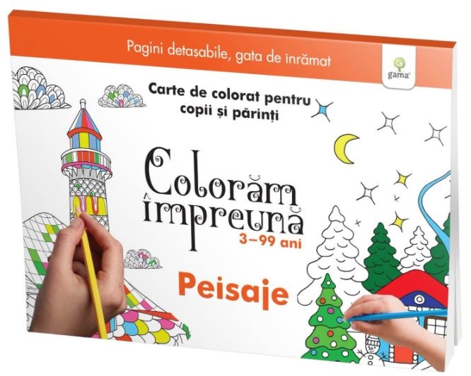 Coloram impreuna Peisaje - Carte de colorat pentru copii si parinti (3-99 ani) Coloram impreuna Peisaje - Carte de colorat pentru copii si parinti (3-99 ani)
