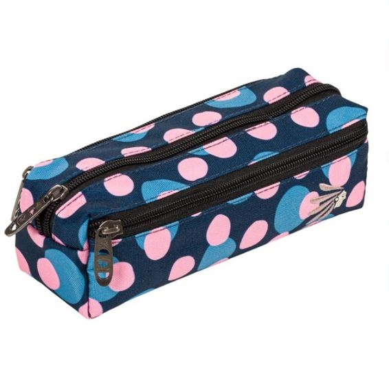 Penar, roz-albastru - Buline (20,5x7,5x6,5 cm) Penar, roz-albastru - Buline (20,5x7,5x6,5 cm)