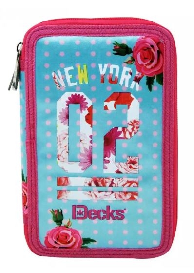 Penar fete echipat - New York 02, Decks (20x12,5x6 cm) Penar fete echipat - New York 02, Decks (20x12,5x6 cm)