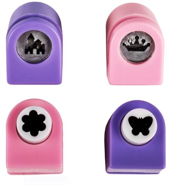 Set perforator cu modele - 4 buc. Set perforator cu modele - 4 buc.