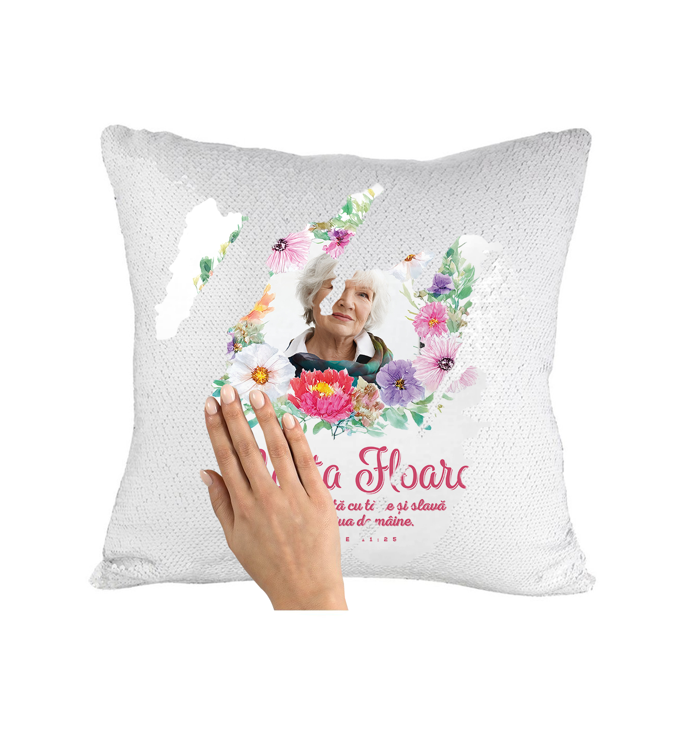 Pernă personalizată cu poza – 8 Martie Pernă personalizată cu poza – 8 Martie