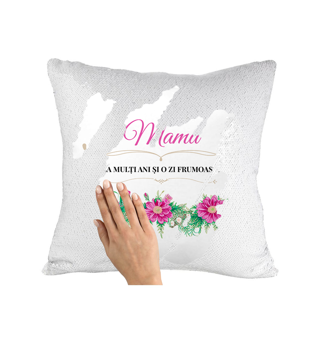 Pernă personalizată cu mesaj – Mama