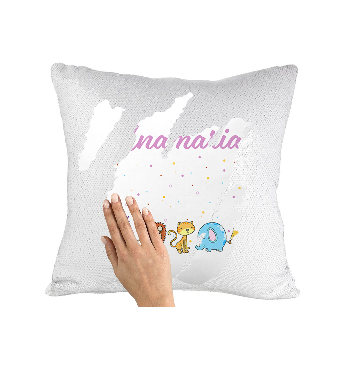 Pernă personalizată cu nume pentru copii Pernă personalizată cu nume pentru copii