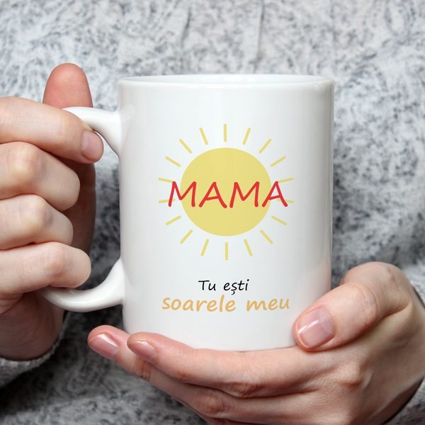 Cană personalizată cu text și poză pentru 8 Martie Cană personalizată cu text și poză pentru 8 Martie