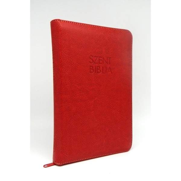 Szent Biblia - Közepes Biblia, Piros, Cipzárral, Regiszterrel, Károli Gáspár, Forditása (Biblia medie in lb. maghiara, fermoar, index) Szent Biblia - Közepes Biblia, Piros, Cipzárral, Regiszterrel, Károli Gáspár, Forditása (Biblia medie in lb. maghiara, fermoar, index)