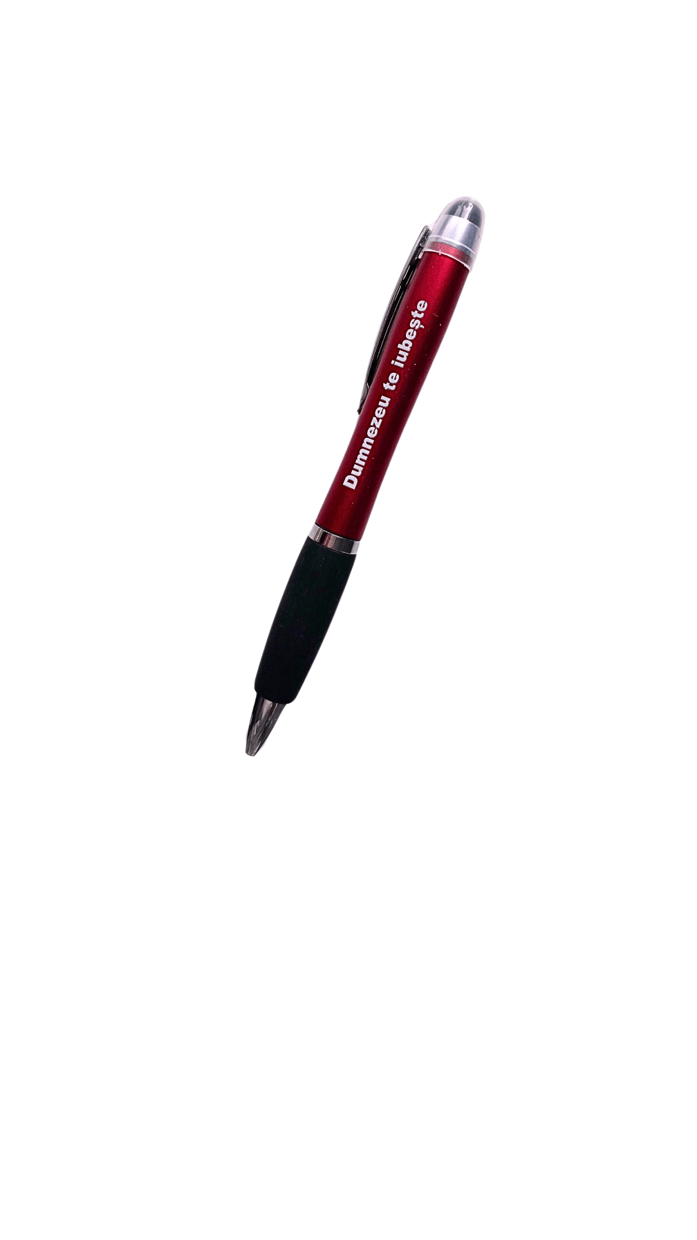 Pix roșu cu lumina - Dumnezeu te iubeste Pix roșu cu lumina - Dumnezeu te iubeste