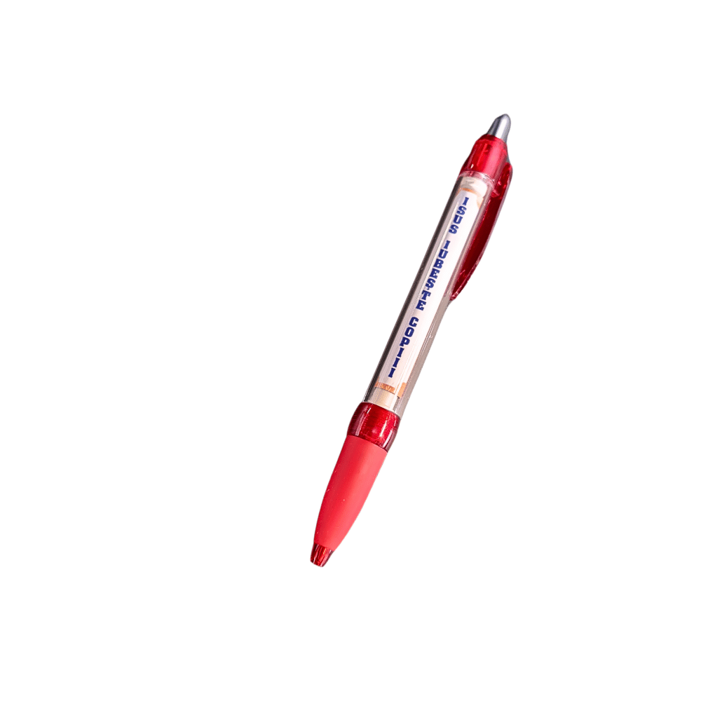 Pix cu foita (roșu) - texte biblice copii - Isus iubește copiii Pix cu foita (roșu) - texte biblice copii - Isus iubește copiii