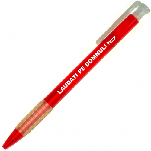 Pix cu mesaj crestin -Laudati pe Domnul!(rosu) Pix cu mesaj crestin -Laudati pe Domnul!(rosu)