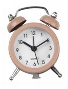 Ceas  cu alarma  RISO  ROZ PLAMANIU  -  2X5X7cm