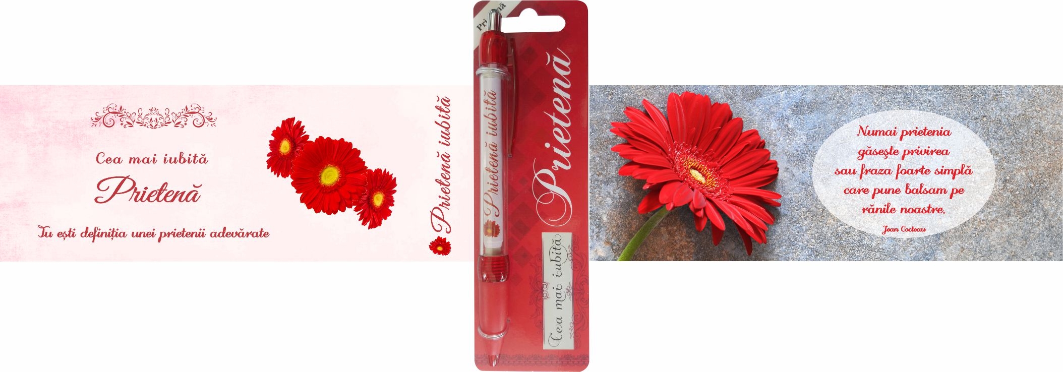 Pix cu dedicatie - Prietena (14.5 cm x 18 cm x 6.7 ) Pix cu dedicatie - Prietena (14.5 cm x 18 cm x 6.7 )