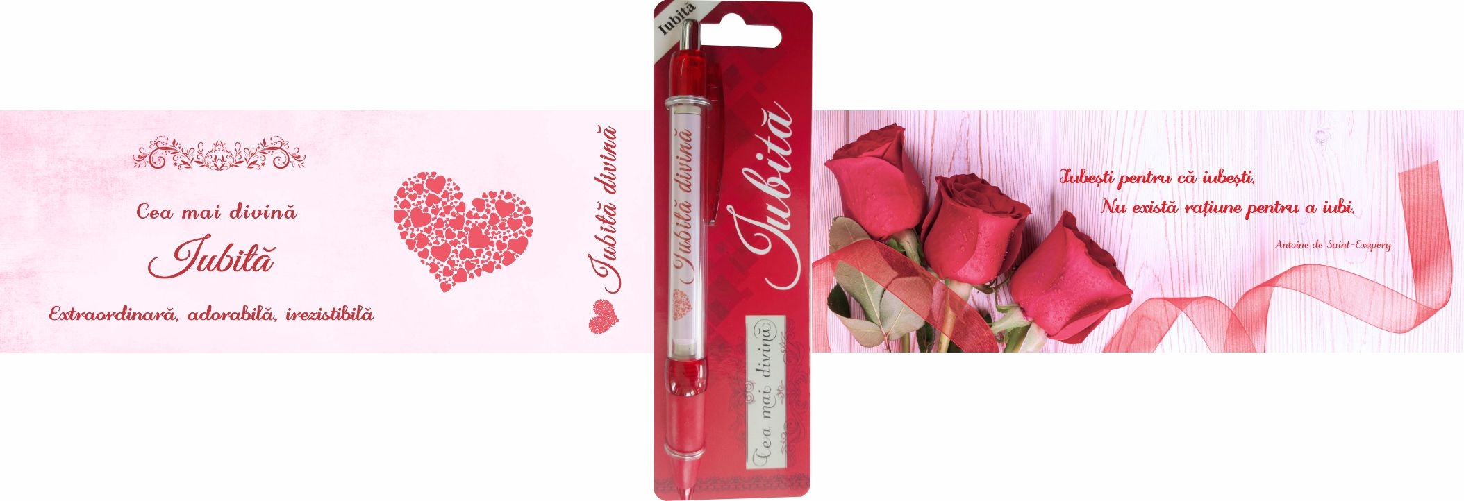 Pix cu dedicatie - Iubita (14.5 cm x 18 cm x 6.7 ) Pix cu dedicatie - Iubita (14.5 cm x 18 cm x 6.7 )