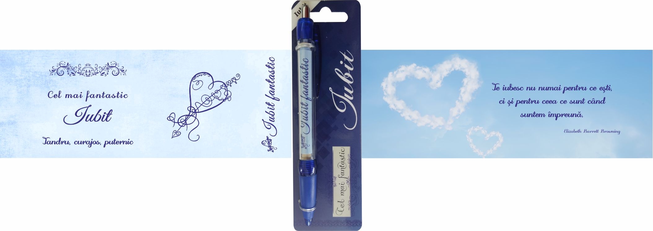 Pix cu dedicatie - Iubit (14.5 cm x 18 cm x 6.7 ) Pix cu dedicatie - Iubit (14.5 cm x 18 cm x 6.7 )