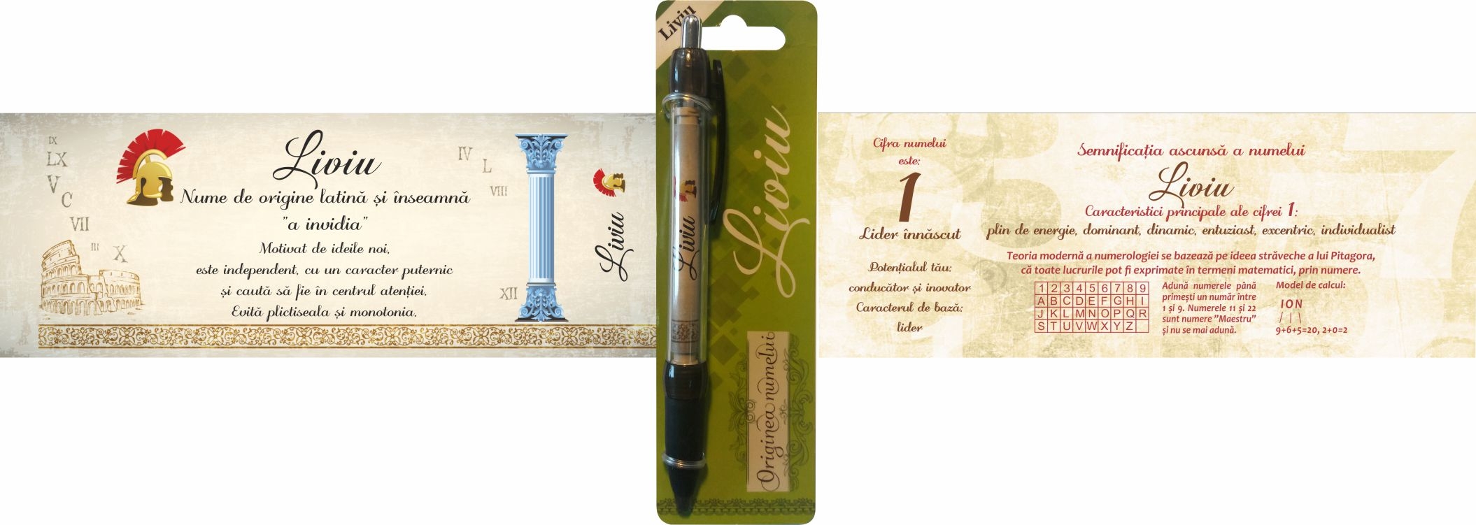 Pix cu nume - Liviu ( 14.5 cm x 18 cm x 6.7 ) Pix cu nume - Liviu ( 14.5 cm x 18 cm x 6.7 )