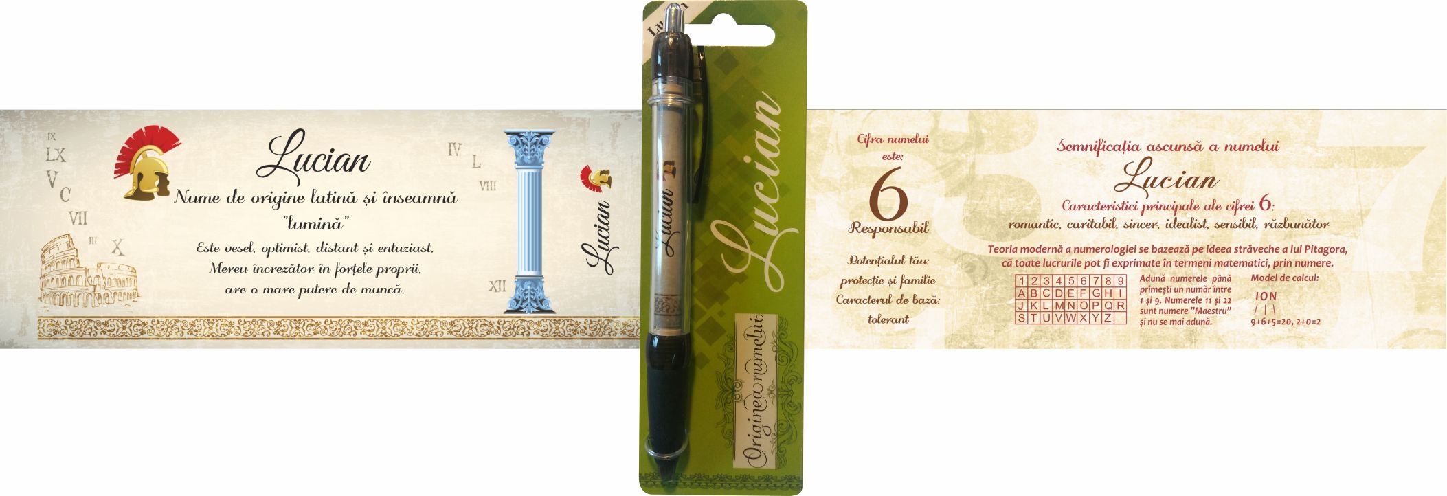 Pix cu nume - Lucian ( 14.5 cm x 18 cm x 6.7 ) Pix cu nume - Lucian ( 14.5 cm x 18 cm x 6.7 )