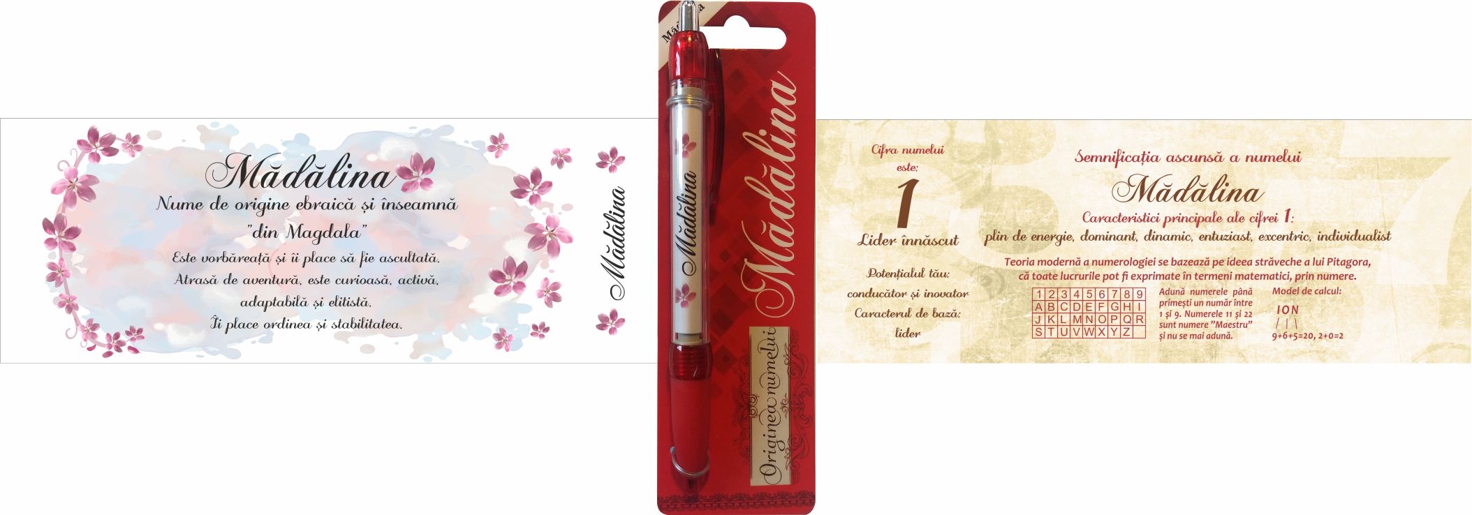 Pix cu nume - Madalina ( 14.5 cm x 18 cm x 6.7 ) Pix cu nume - Madalina ( 14.5 cm x 18 cm x 6.7 )