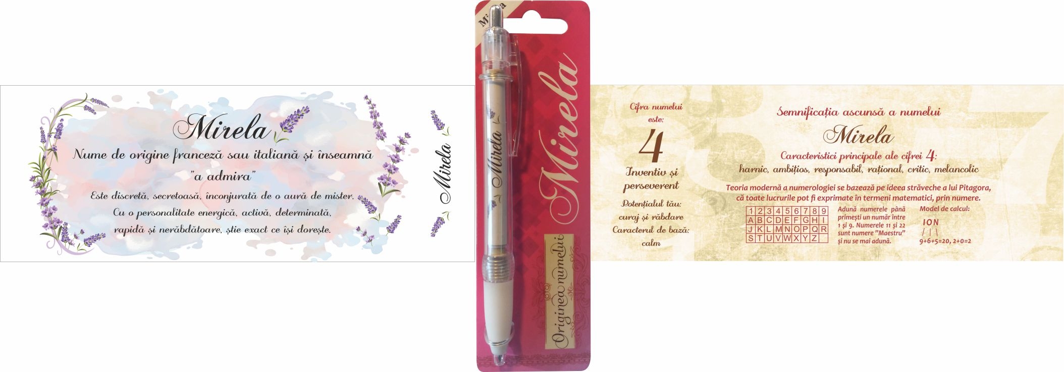 Pix cu nume - Mirela ( 14.5 cm x 18 cm x 6.7 ) Pix cu nume - Mirela ( 14.5 cm x 18 cm x 6.7 )