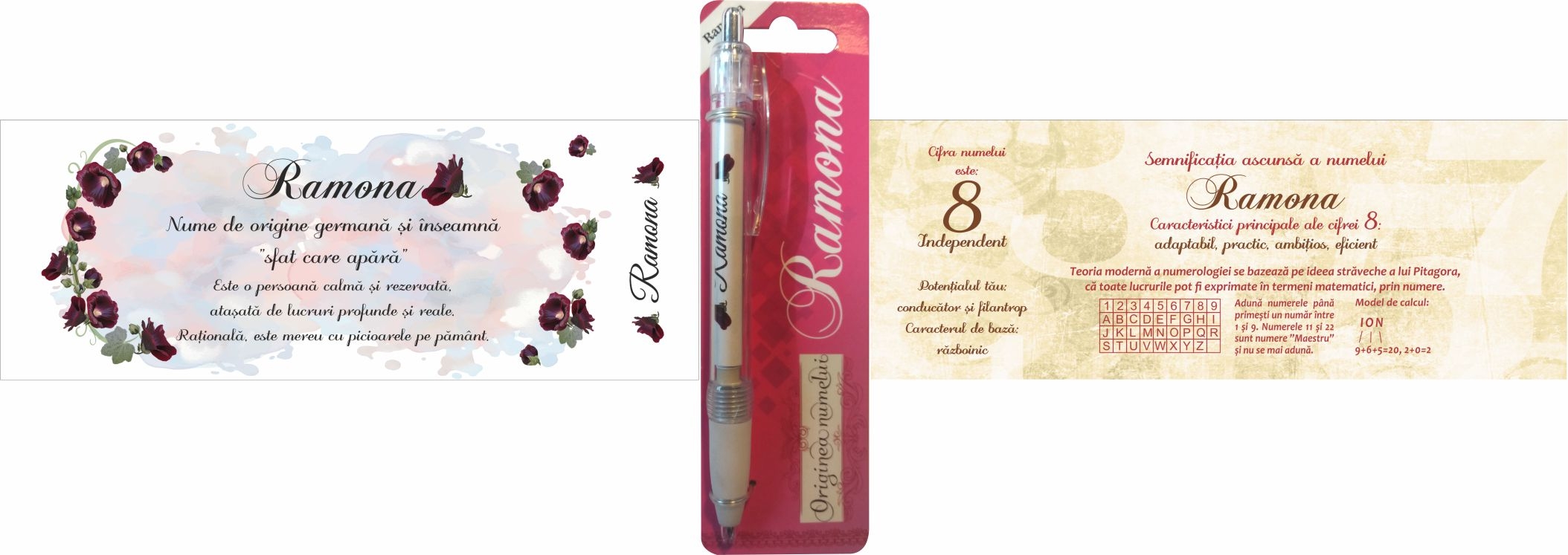 Pix cu nume - Ramona( 14.5 cm x 18 cm x 6.7 ) Pix cu nume - Ramona( 14.5 cm x 18 cm x 6.7 )