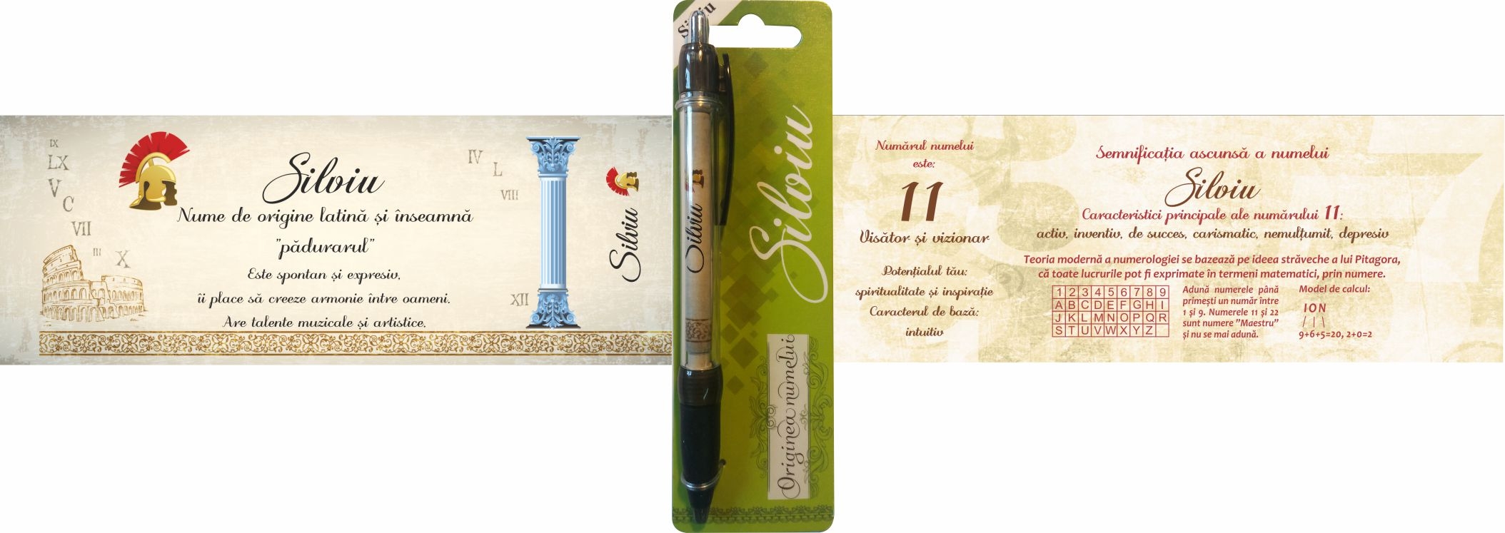 Pix cu nume - Silviu ( 14.5 cm x 18 cm x 6.7 ) Pix cu nume - Silviu ( 14.5 cm x 18 cm x 6.7 )