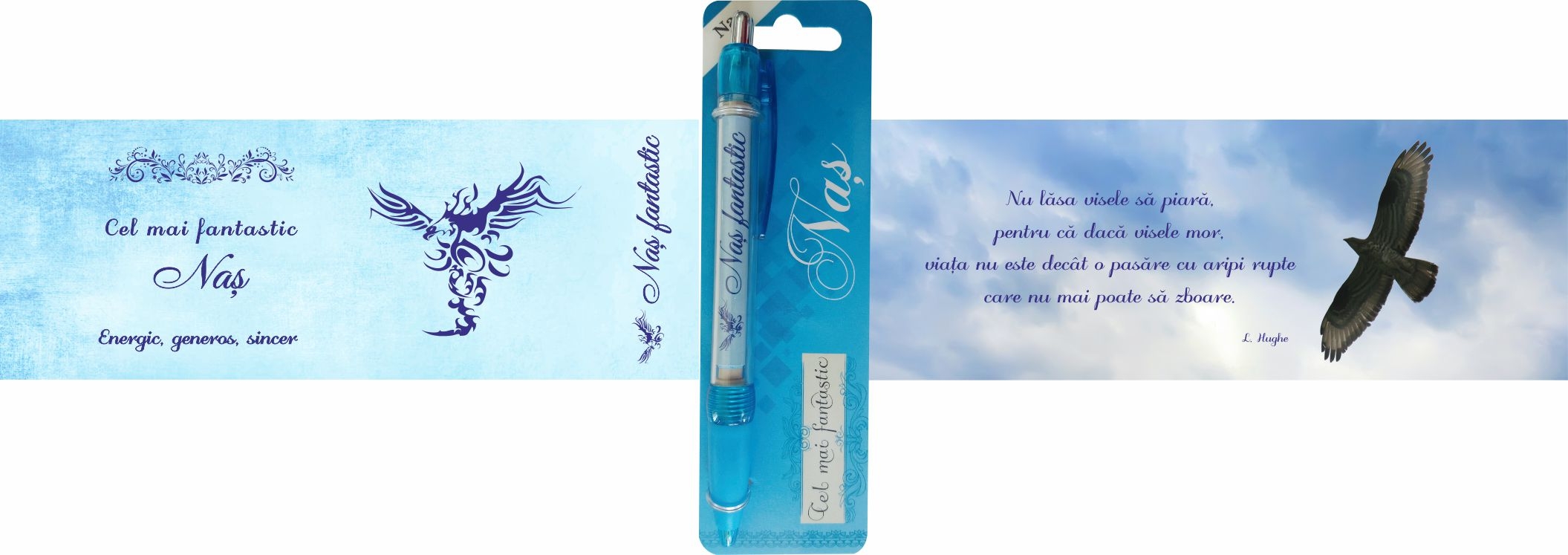 Pix cu dedicatie - Nas (14.5 cm x 18 cm x 6.7 ) Pix cu dedicatie - Nas (14.5 cm x 18 cm x 6.7 )