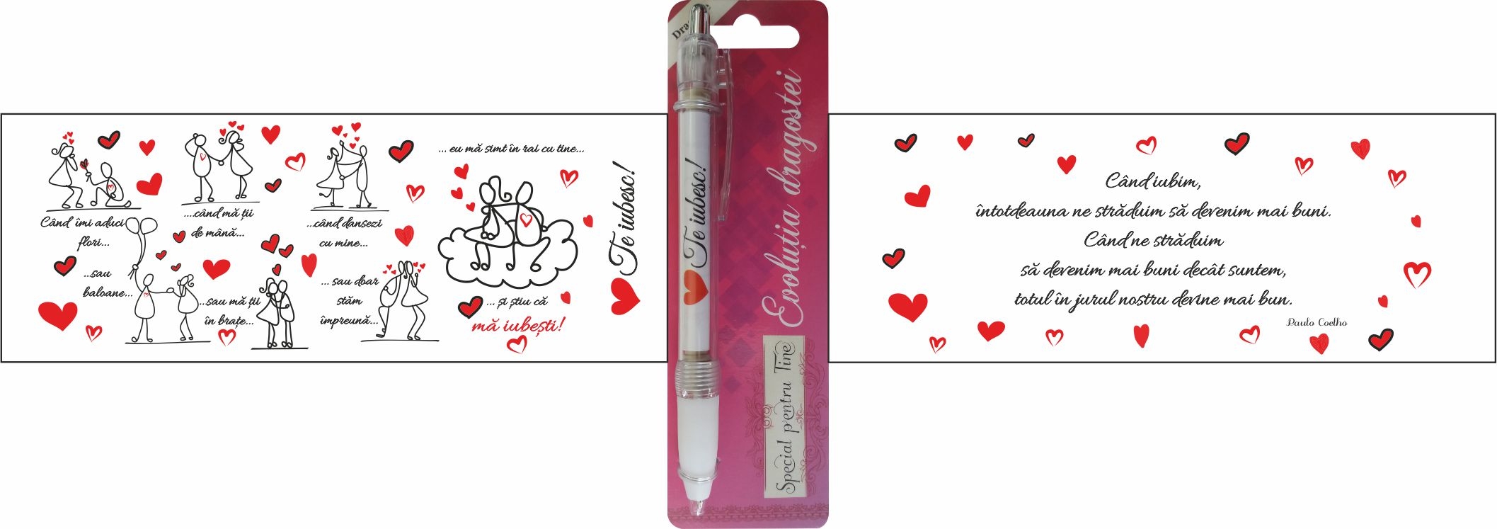 Pix cu dedicatie - Evolutia dragostei (14.5 cm x 18 cm x 6.7 )