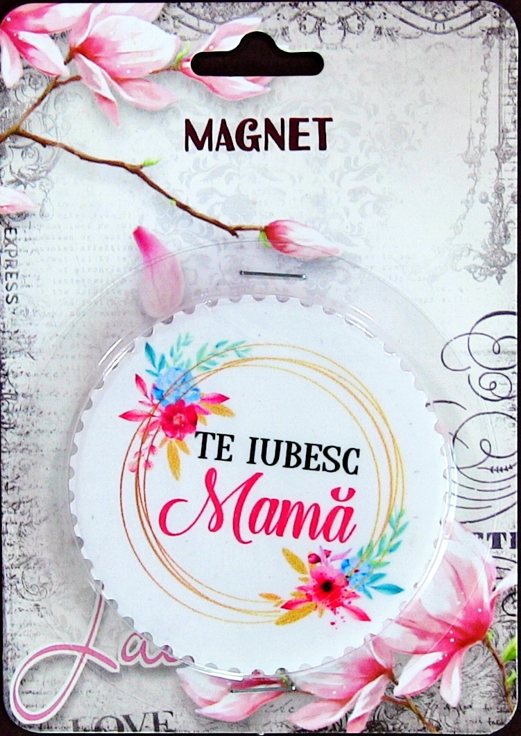 Magnet Te iubesc mama (7.3x7.3 cm ) Magnet Te iubesc mama (7.3x7.3 cm )