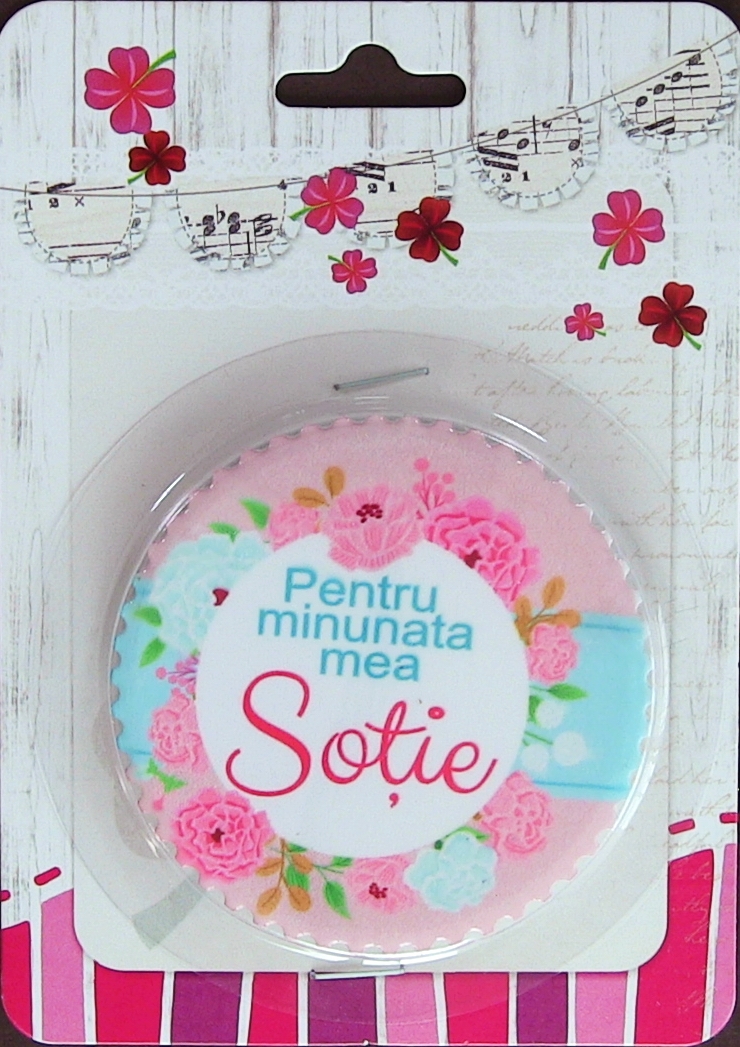 Magnet  Pentru minunata mea sotie(7.3x7.3 cm )