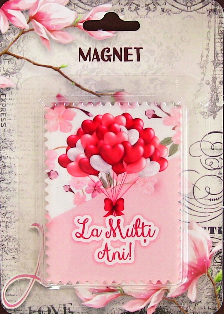 Magnet  La multi ani  (6x8cm ) Magnet  La multi ani  (6x8cm )