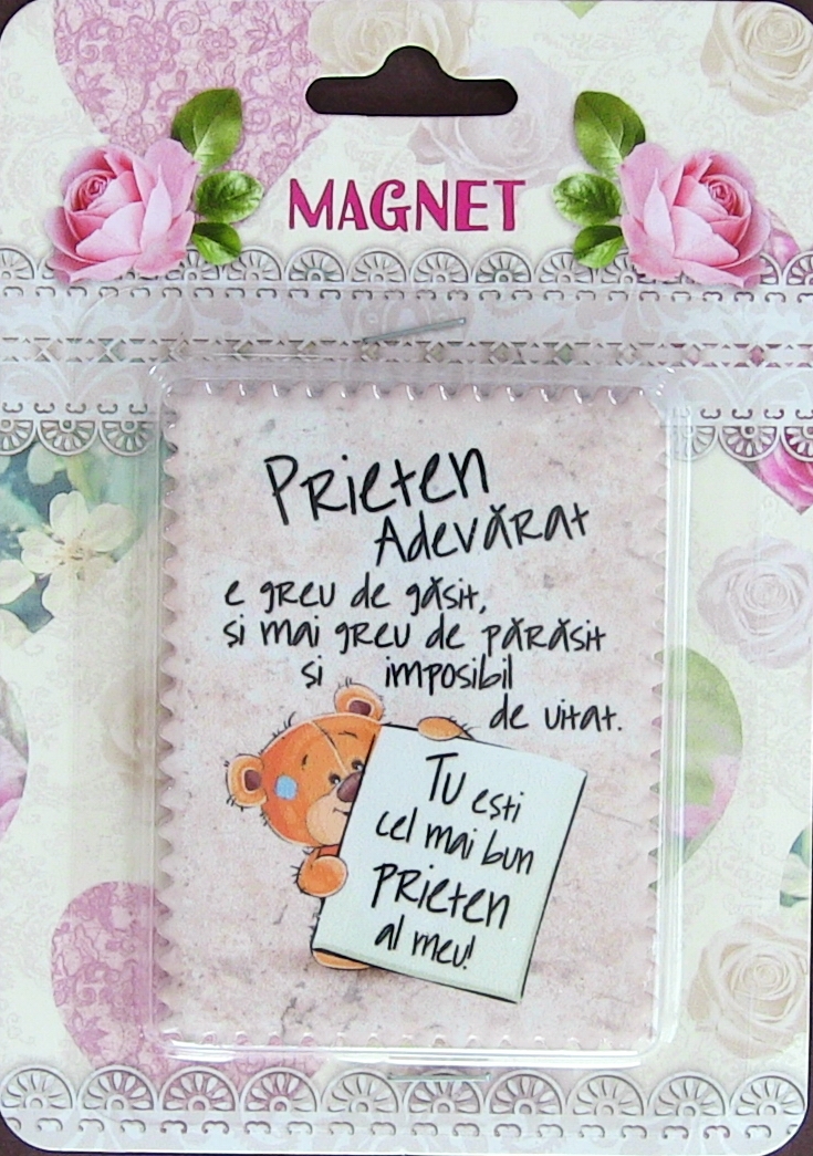 Magnet  Prieten adevarat (6x8cm ) Magnet  Prieten adevarat (6x8cm )