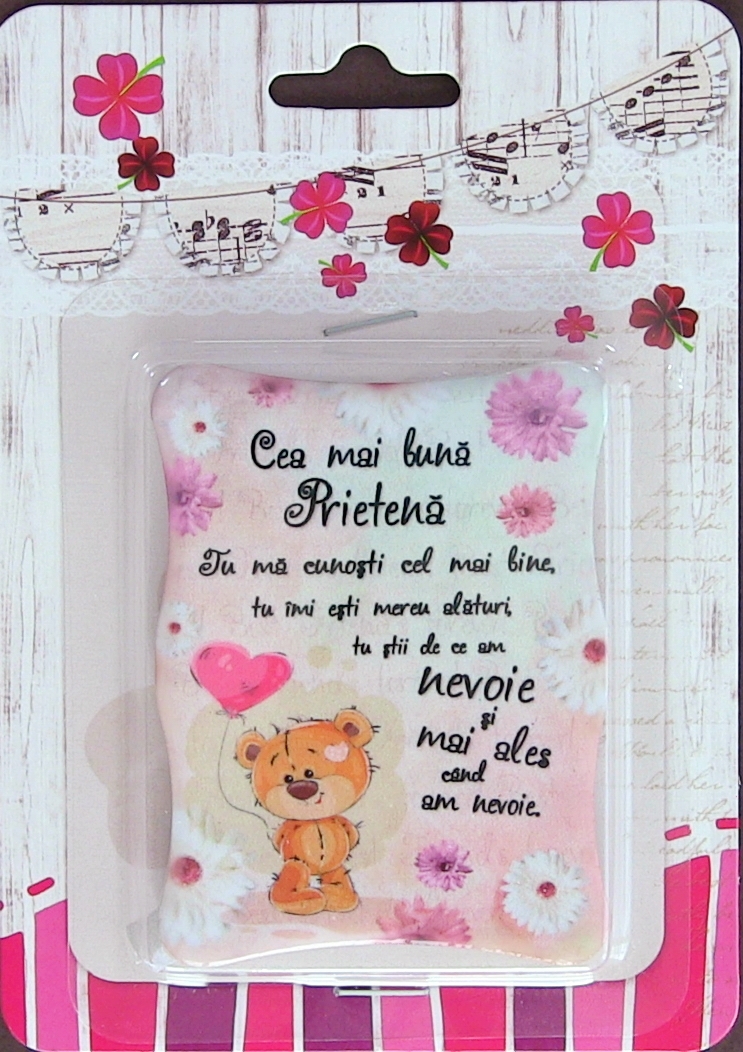 Magnet  Cea mai buna prietena (6x8cm ) Magnet  Cea mai buna prietena (6x8cm )