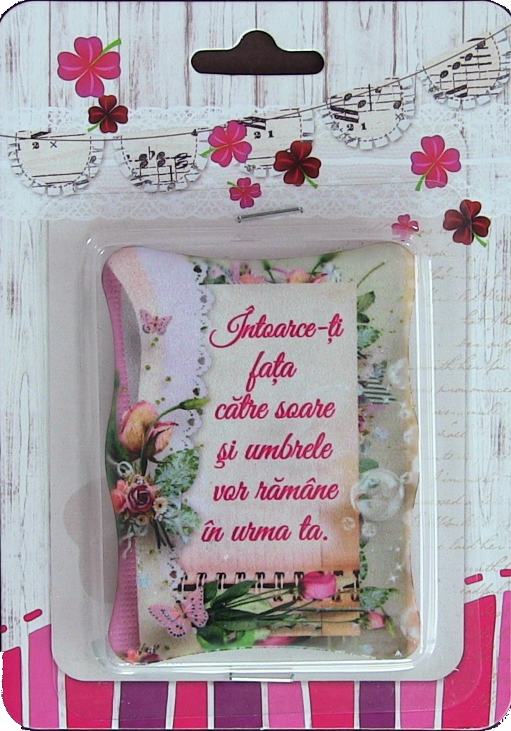 Magnet   Intoarceti fata catre soare  (6x8cm ) Magnet   Intoarceti fata catre soare  (6x8cm )