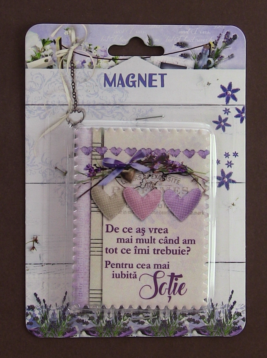 Magnet  De ce as vrea mai mult - sotie (6x8cm) Magnet  De ce as vrea mai mult - sotie (6x8cm)