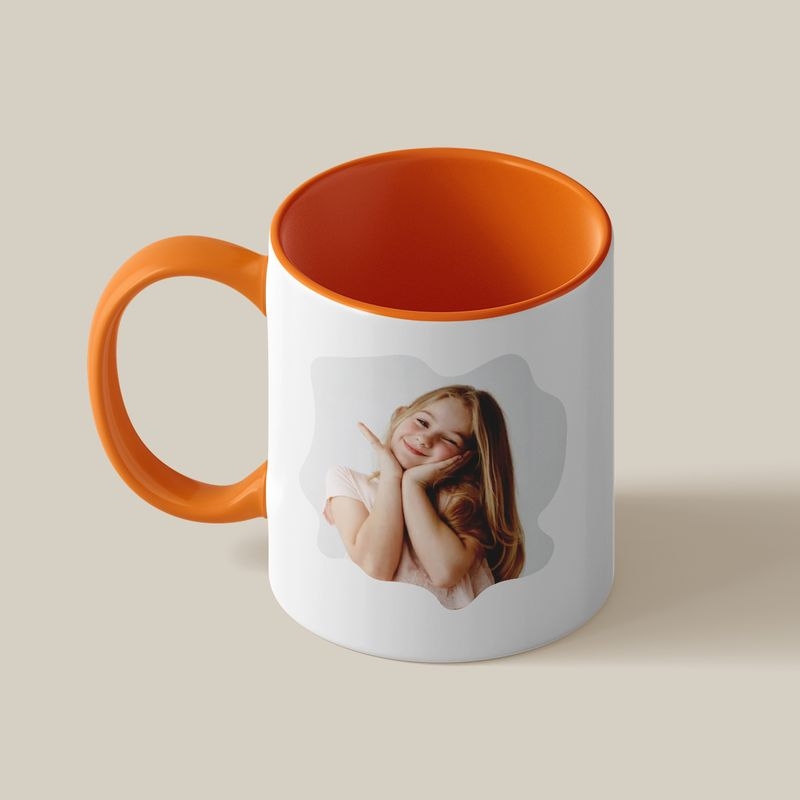 Cană personalizată cu toartă și interior color și poză – Bunici Cană personalizată cu toartă și interior color și poză – Bunici