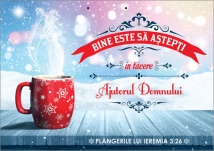 Poster cu verset - "Bine este să aştepţi în tăcere ajutorul Domnului." - Plângerile lui Ieremia 3:26 Poster cu verset - "Bine este să aştepţi în tăcere ajutorul Domnului." - Plângerile lui Ieremia 3:26