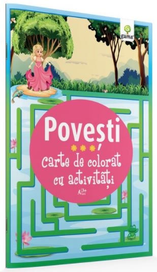 Povesti - Carte de colorat cu activitati (3-5 ani)