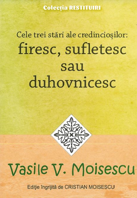 Cele trei stari ale credinciosilor: firesc, sufletesc sau duhovnicesc