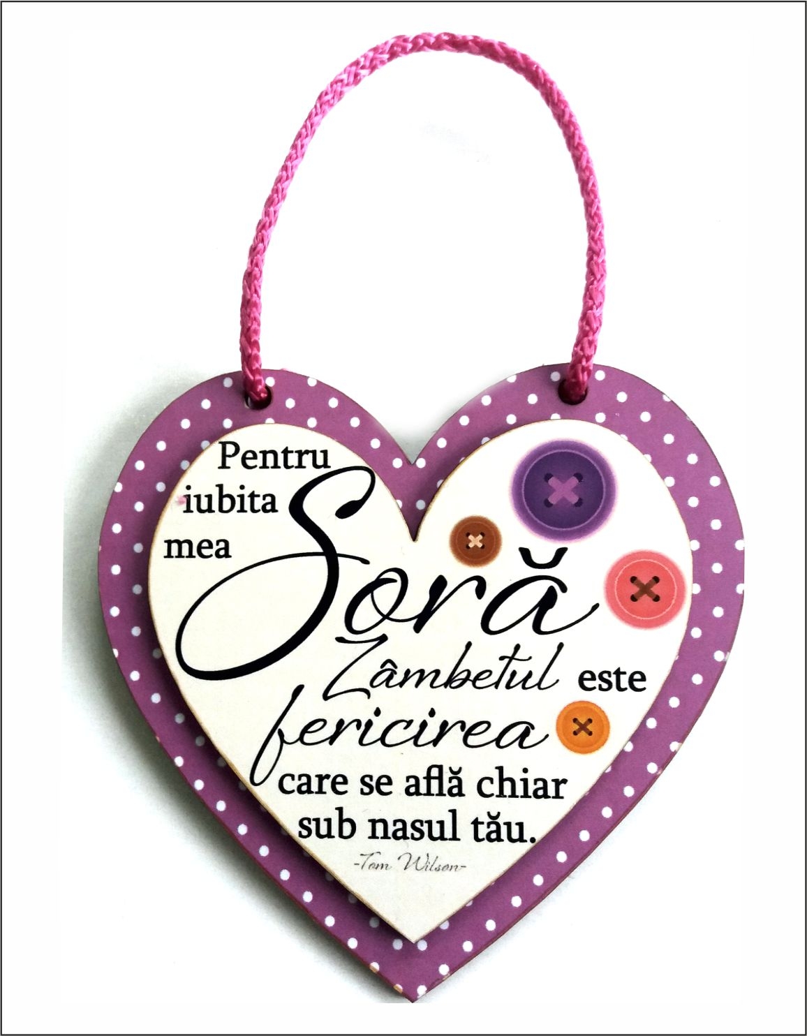 Placheta retro - Pentru iubita mea Sora Placheta retro - Pentru iubita mea Sora