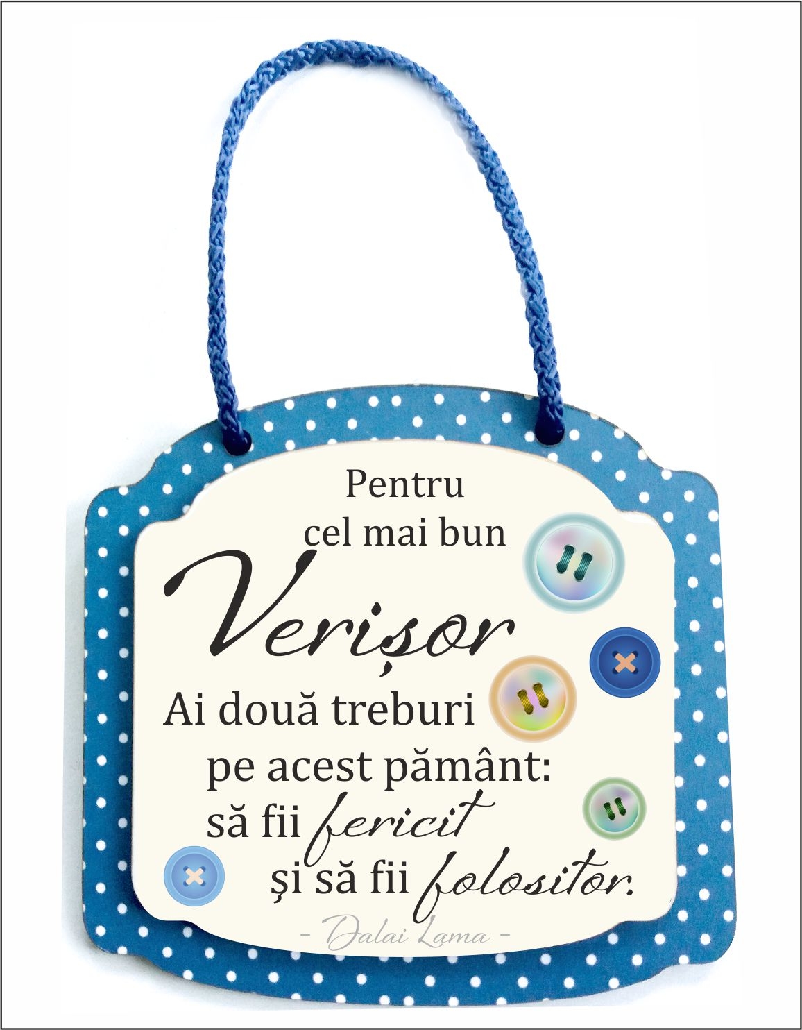 Placheta retro - Pentru cel mai bun Verisor