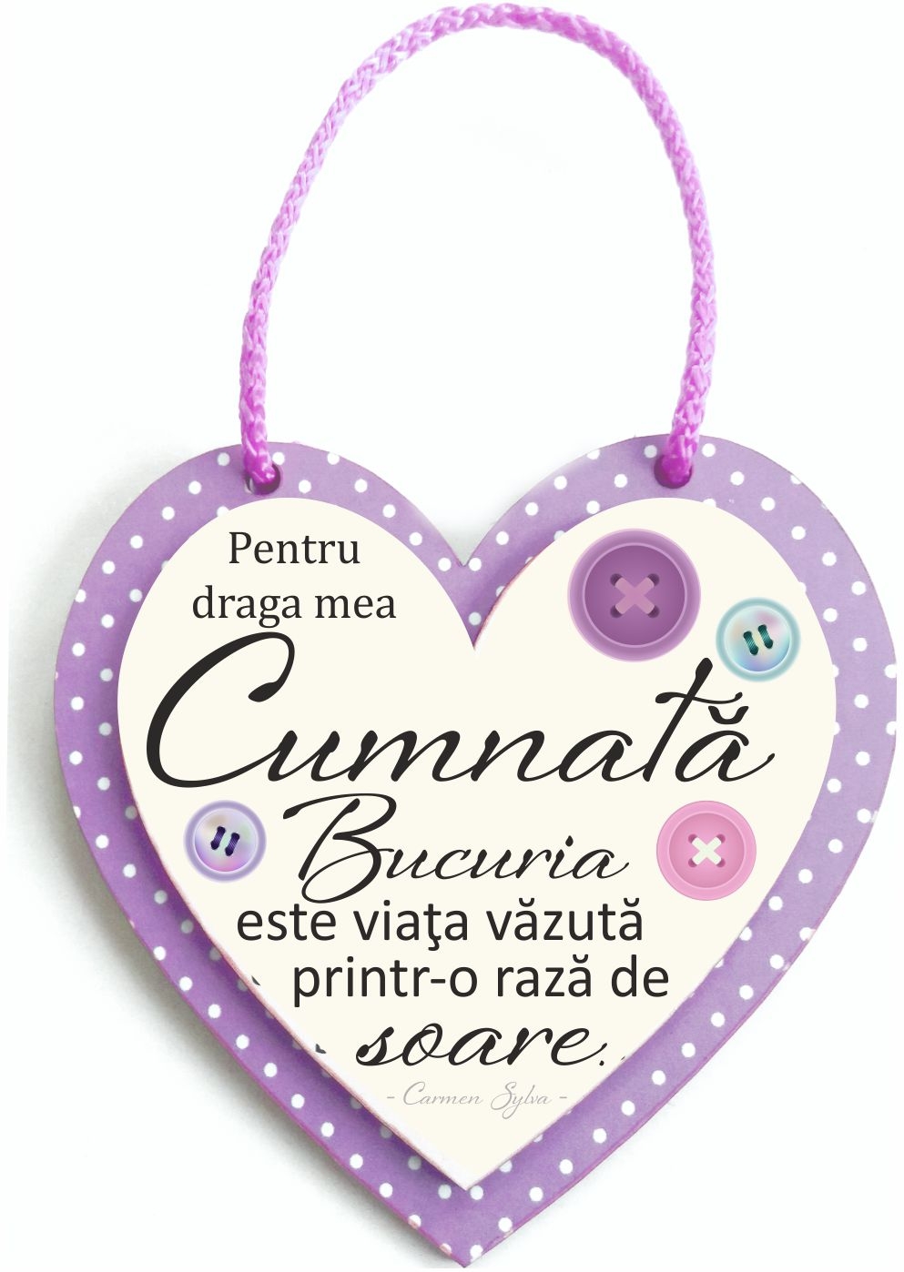 Placheta retro - Pentru draga mea Cumnata Placheta retro - Pentru draga mea Cumnata