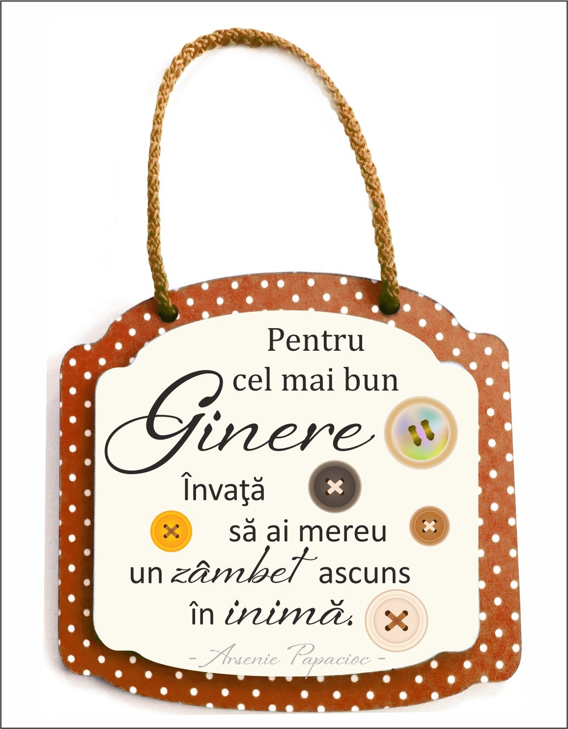 Placheta retro - Pentru cel mai bun Ginere Placheta retro - Pentru cel mai bun Ginere