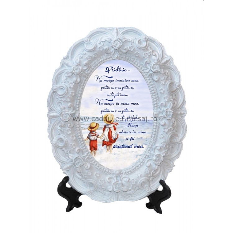 Tablou oval - Prietenie