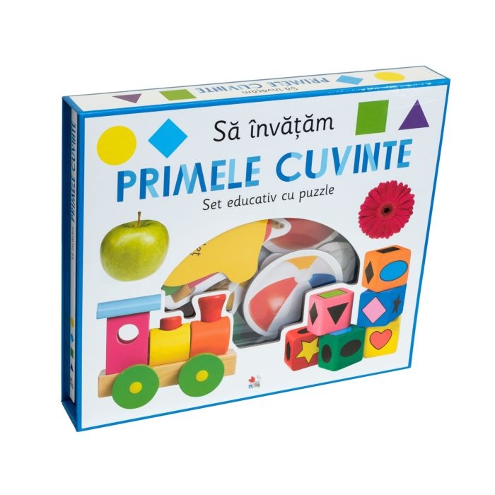 Să învățăm primele cuvinte. Set educativ cu puzzle Să învățăm primele cuvinte. Set educativ cu puzzle