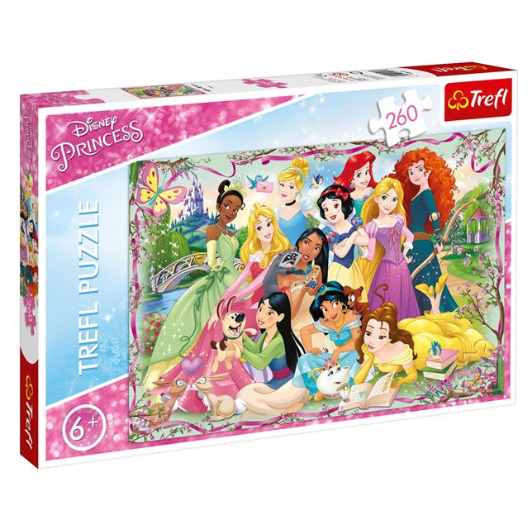 Puzzle Trefl - Princess, 260 piese - Activitati pentru copii (6+)