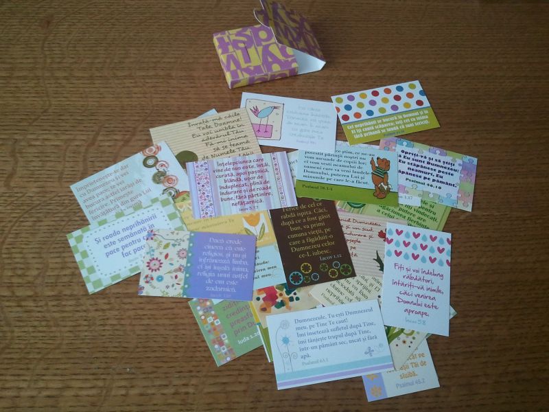 Set 32 carduri versete biblice, vol. 7 Set 32 carduri versete biblice, vol. 7