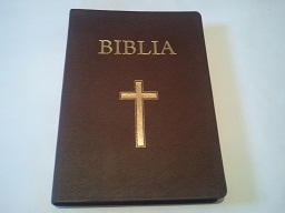 Biblie din piele CB, maro, foarte mare (30,50x22cm), aurita, cu scris mare Biblie din piele CB, maro, foarte mare (30,50x22cm), aurita, cu scris mare